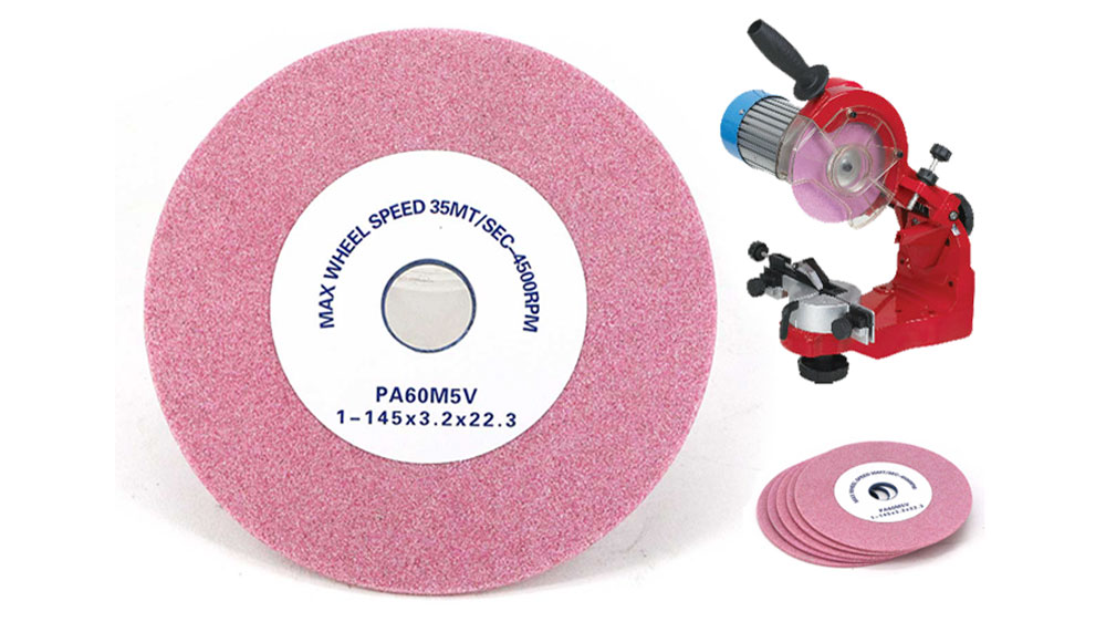 Pink Aluminum Oxide Grinding Wheels for Chainsaw Sharpening